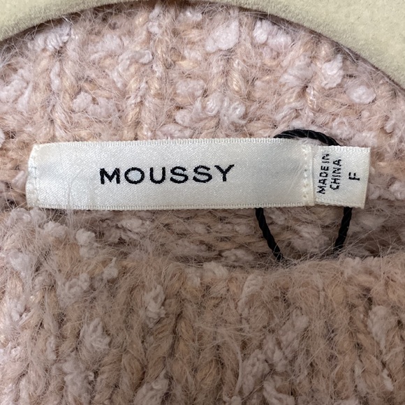 Moussy Blush Crop Mock Neck Sweater - Picture 5 of 6